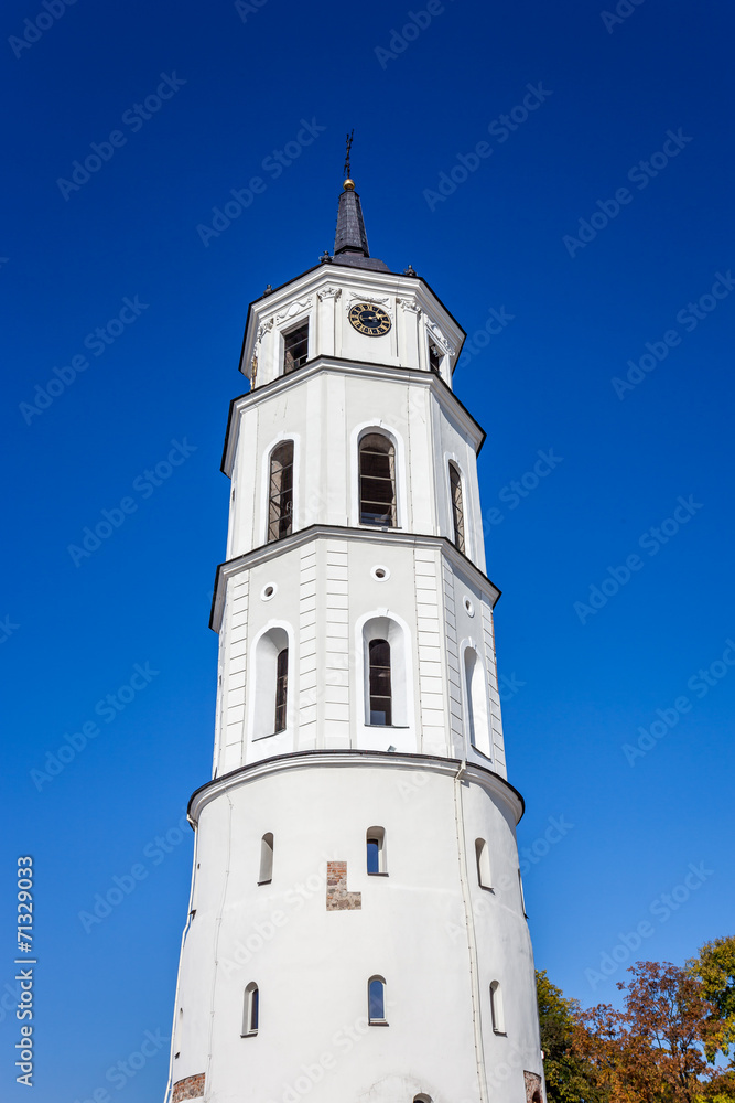 Bell tower Varpine, Cathedral square in Vilnius