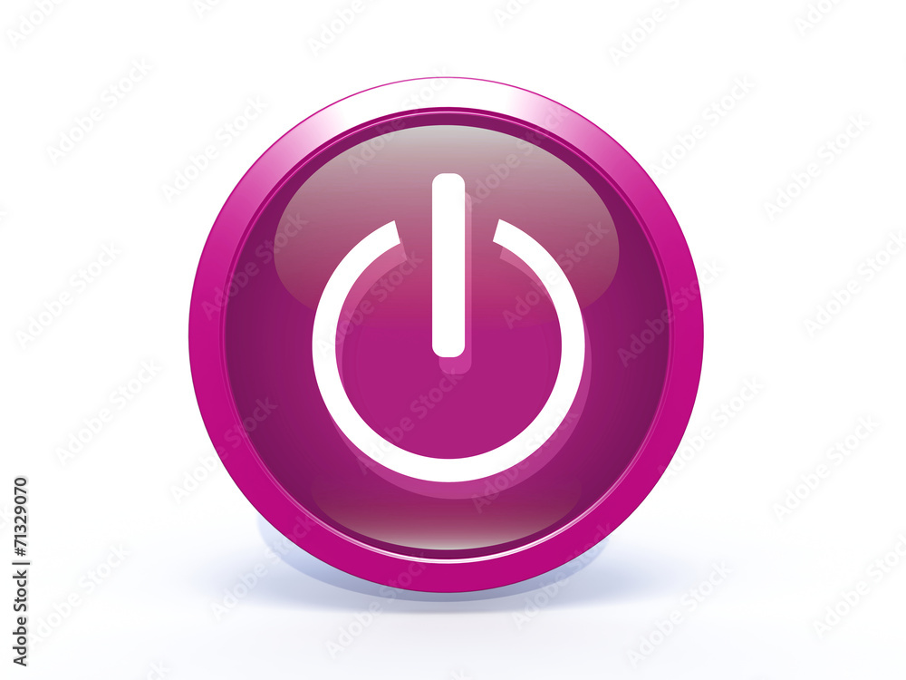 power circular icon on white background power circular icon on white background