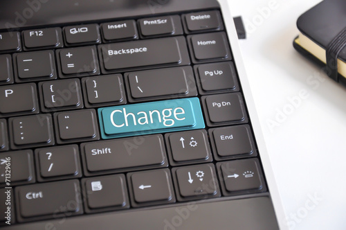Change button on computer keyboard