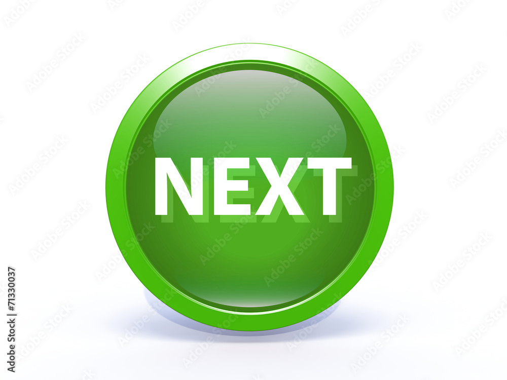 next circular icon on white background next circular icon on white background