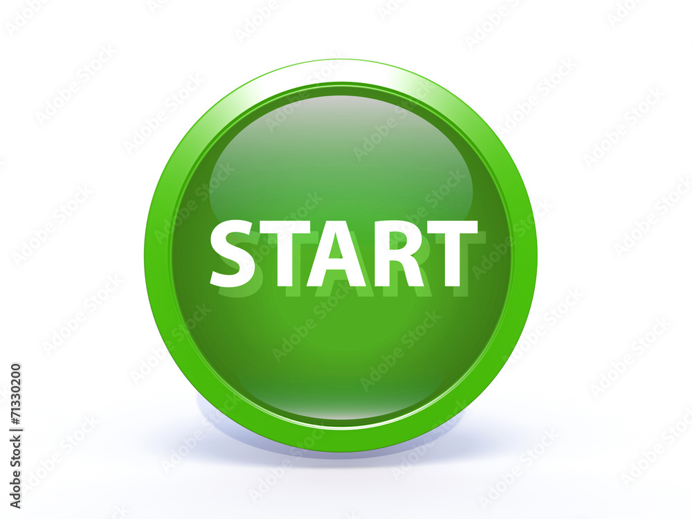 start circular icon on white background start circular icon on white background