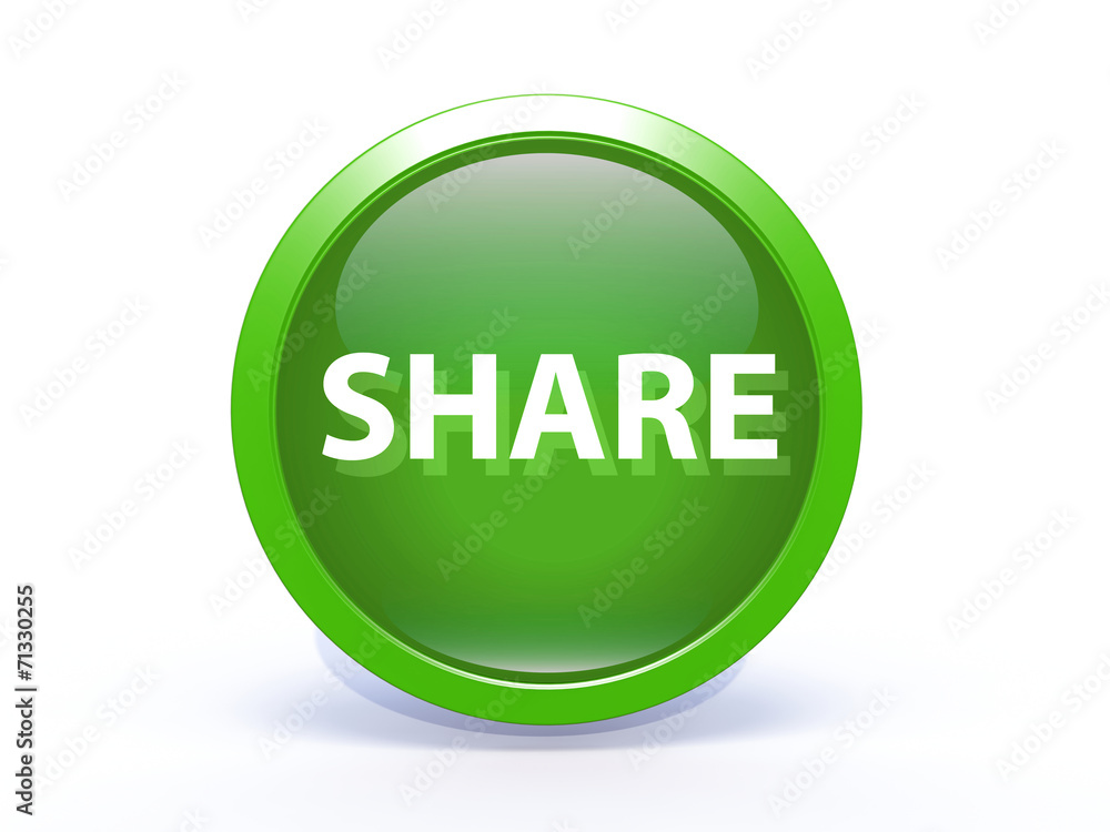 share circular icon on white background share circular icon on white background