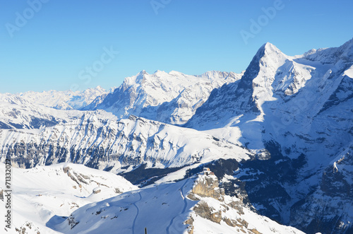 View from the top of Schilthorn, Switzerland © HappyAlex