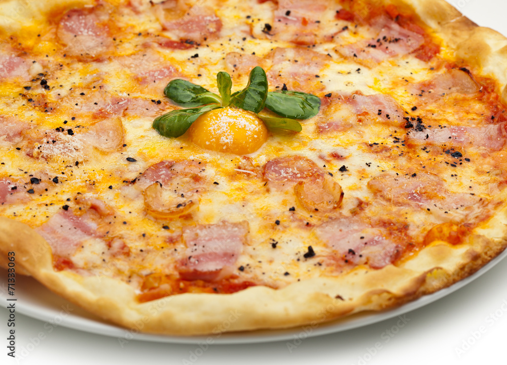 Carbonara Pizza Carbonara Pizza