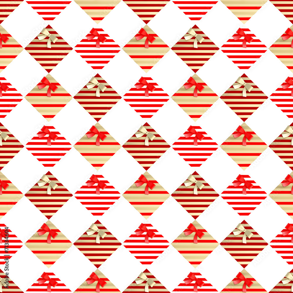 Seamless background made of gift boxes Seamless background made of gift boxes
