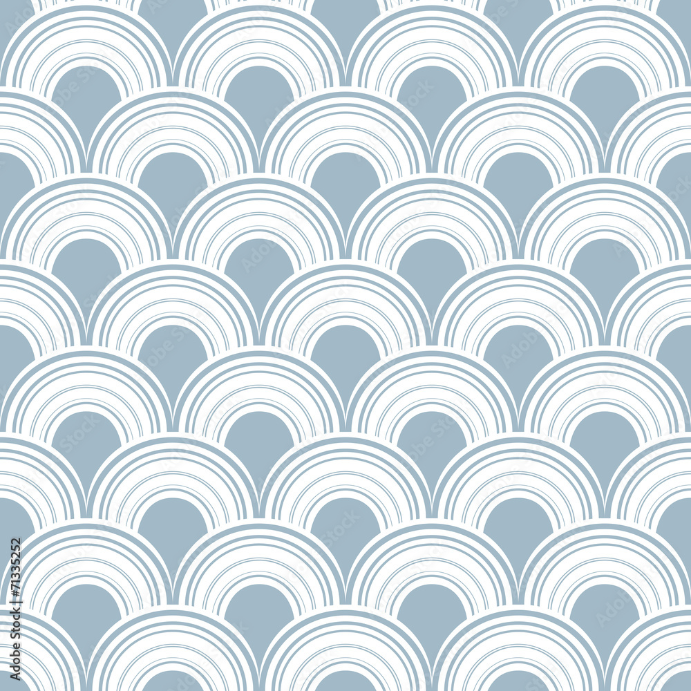 Seamless abstract modern arc vector pattern. Seamless abstract modern arc vector pattern.