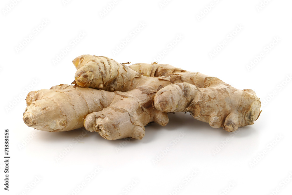 ginger isolated on white background