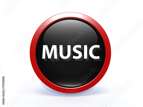 Free Download music circular icon on white background - GFXLoad