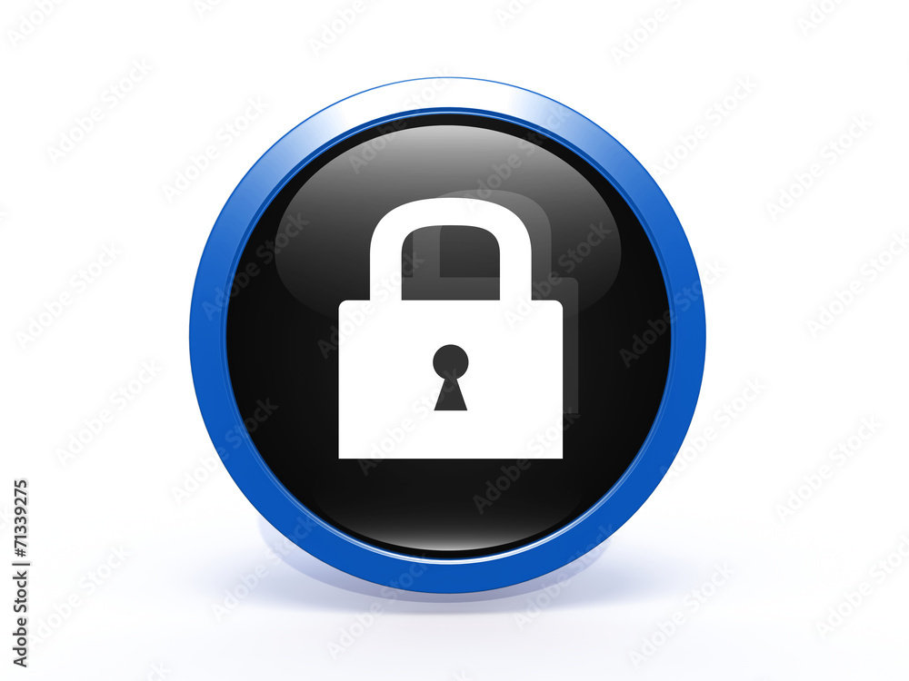 protect circular icon on white background protect circular icon on white background