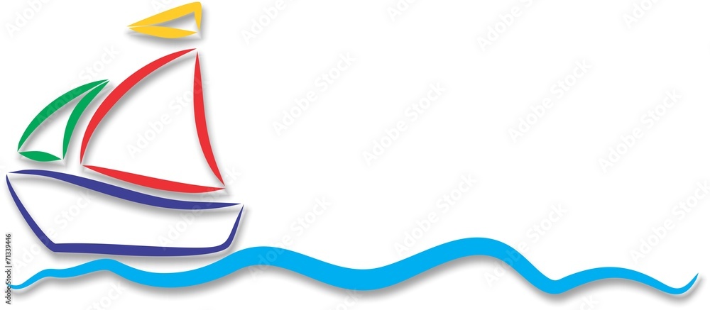 Obraz premium Парусник