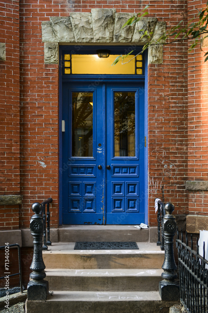 Obraz premium blue door