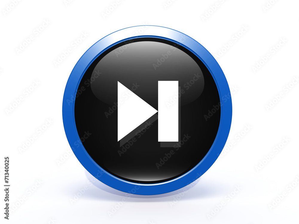 next circular icon on white background next circular icon on white background