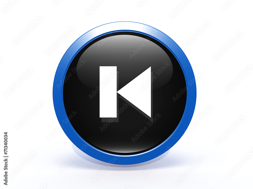 prev circular icon on white background prev circular icon on white background