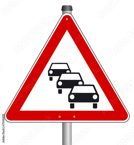 Stau Schild  #141009-svg06