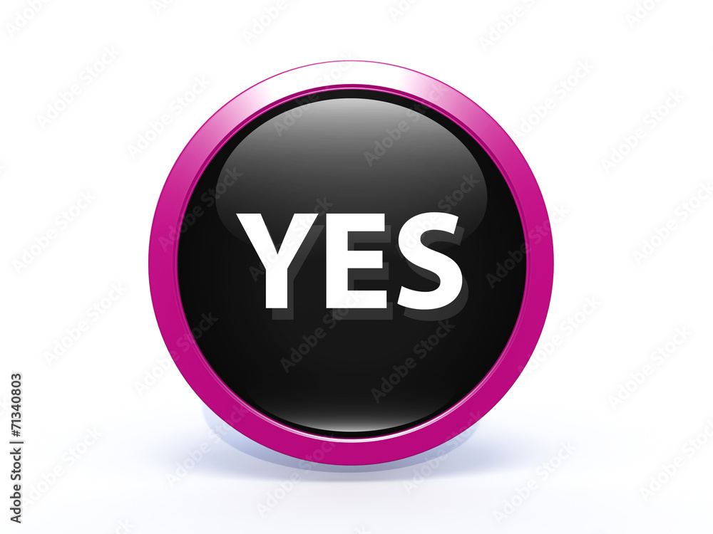 yes circular icon on white background yes circular icon on white background