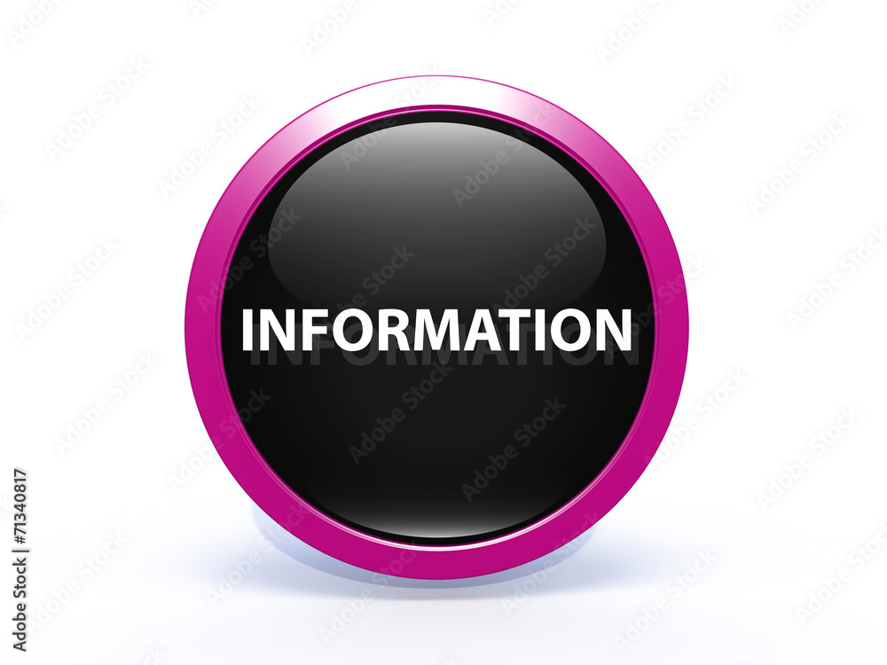 information circular icon on white background information circular icon on white background
