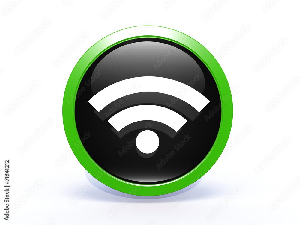 signal circular icon on white background signal circular icon on white background