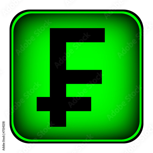 Swiss franc symbol button