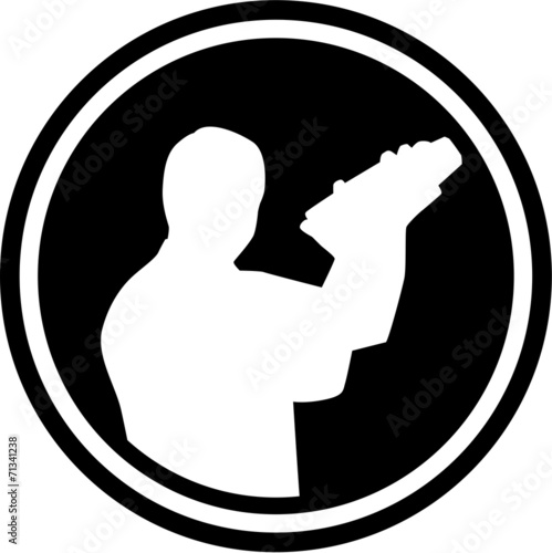 Bartender Barman Silhouette