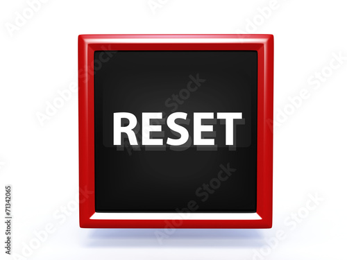 Obraz na płótnie reset pointer icon on white background