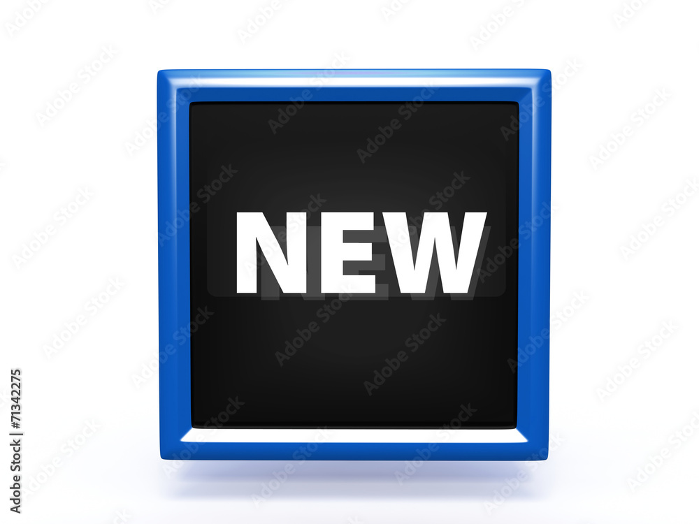 New square icon on white background New square icon on white background