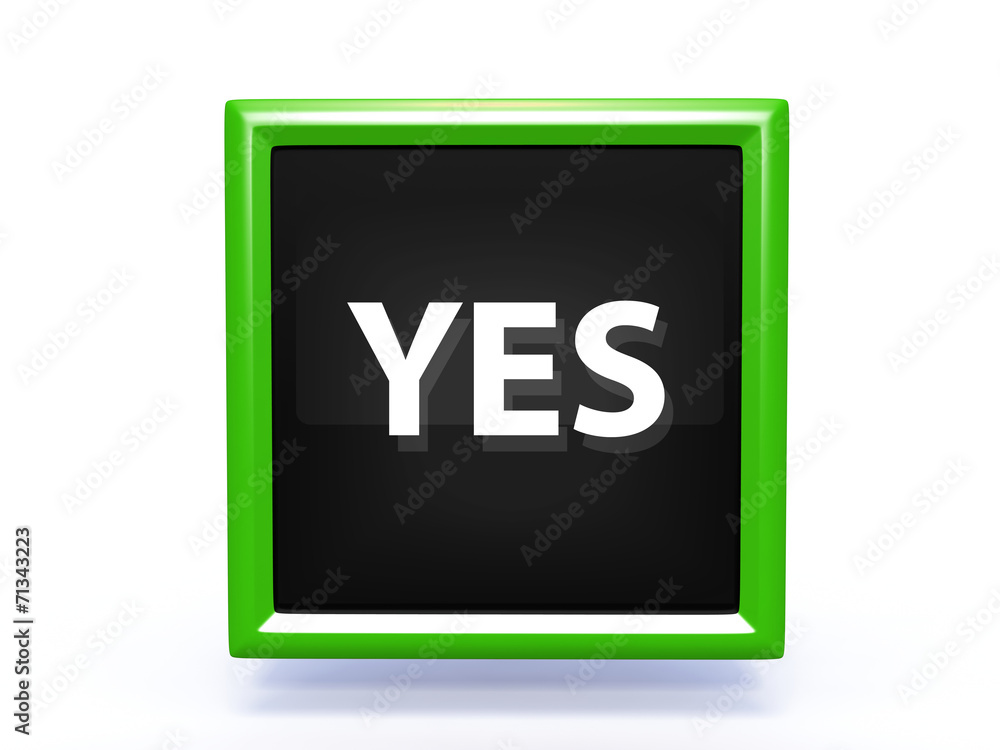 yes pointer icon on white background yes pointer icon on white background