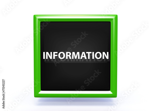 information pointer icon on white background