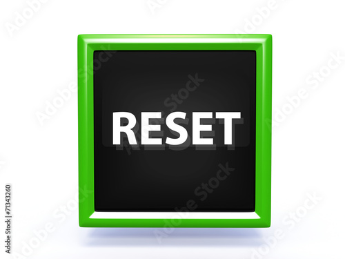 Obraz na płótnie reset pointer icon on white background
