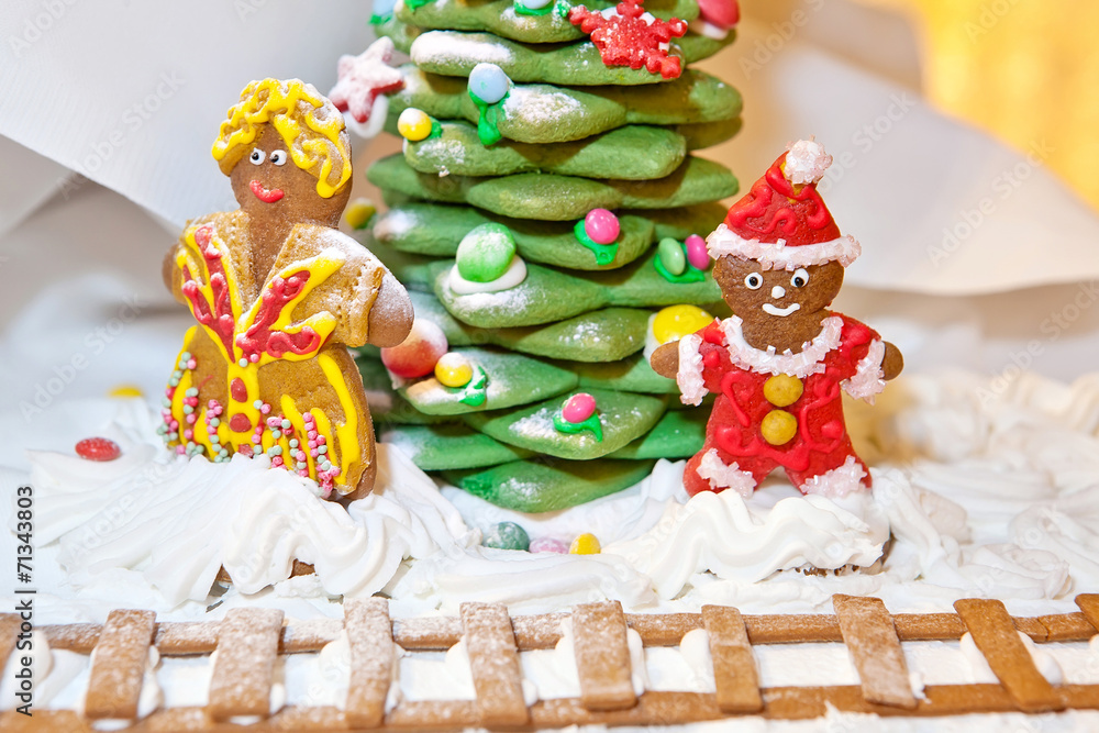 Christmas gingerbread decoration