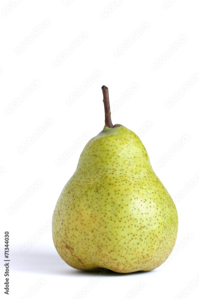 Fresh Green Pear on White Background Fresh Green Pear on White Background