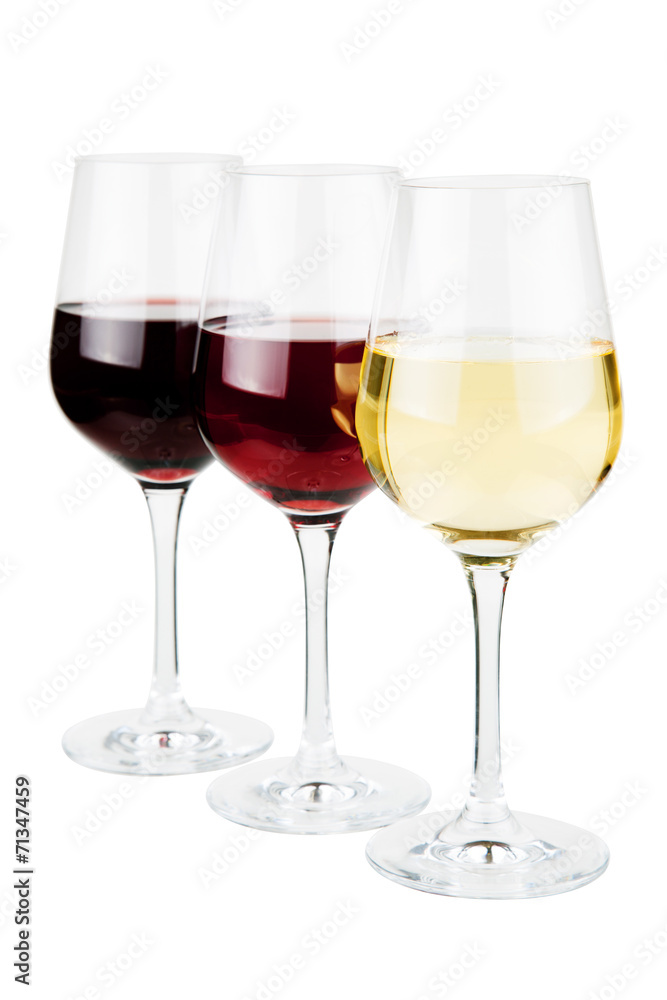 Wein Weinglas trinken Getränk Genuss isoliert