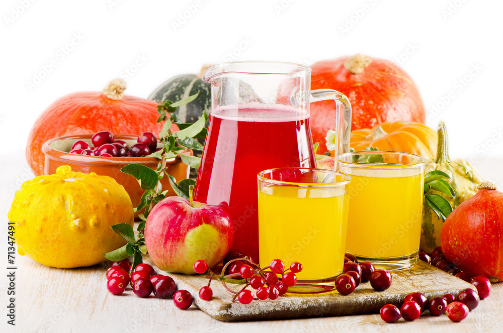 Autumn still life isolated on a white background Autumn still life isolated on a white background