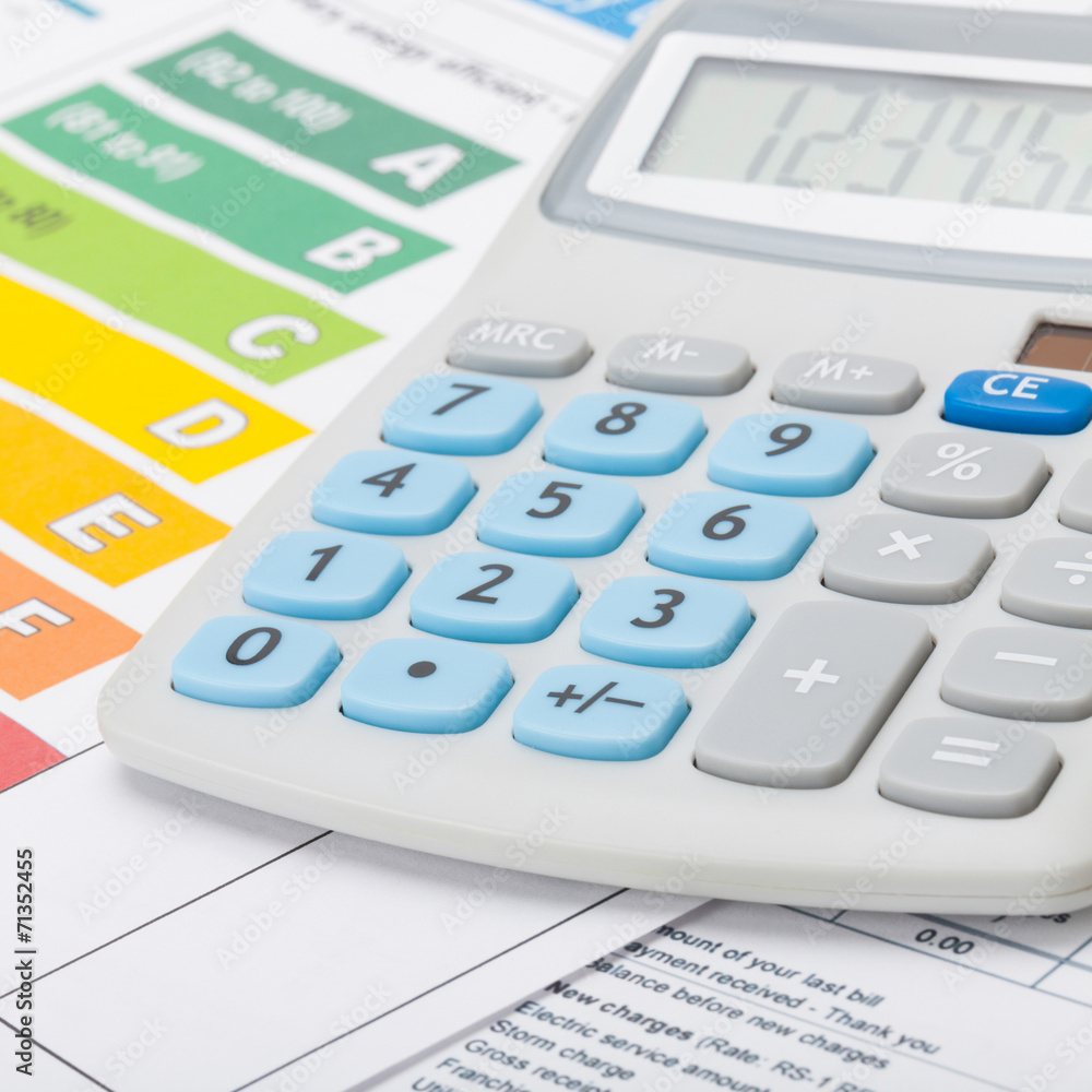 Energy chart and calculator - 1 to 1 ratio Energy chart and calculator - 1 to 1 ratio