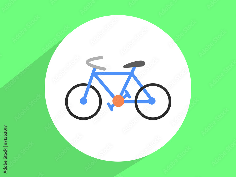 Hipster retro bicycle ,Flat design style Hipster retro bicycle ,Flat design style