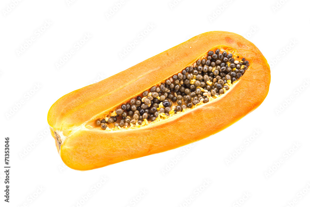 Papaya isolated on white Papaya isolated on white