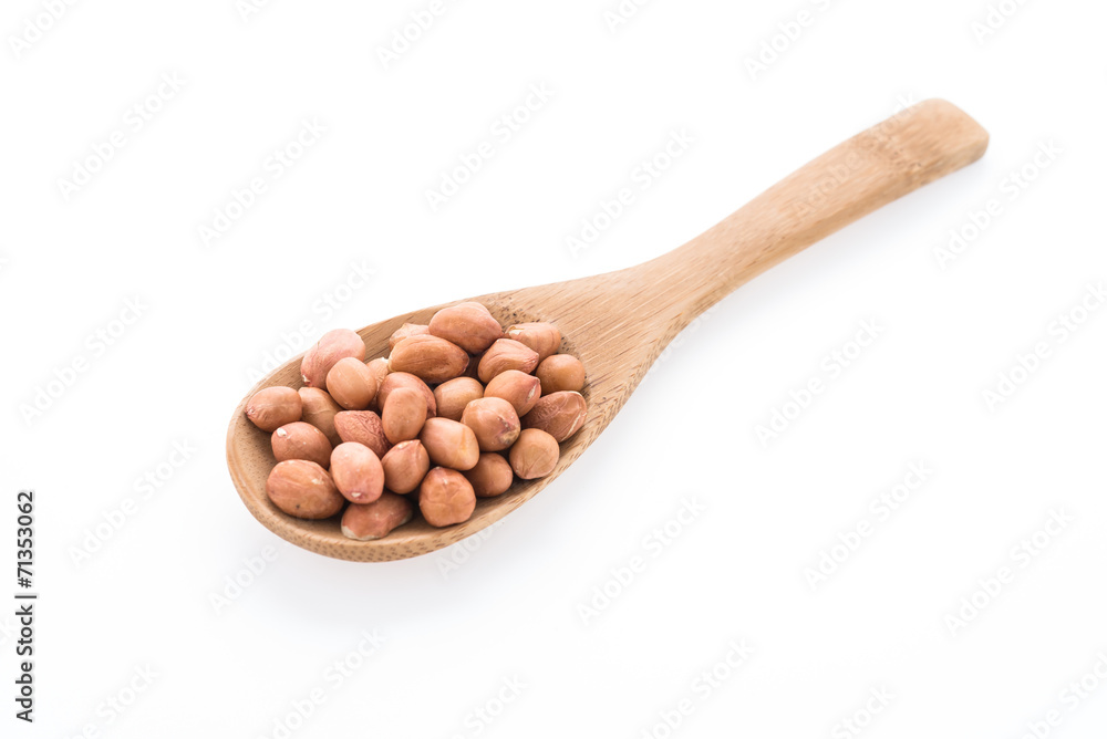 Peanut isolated on white background Peanut isolated on white background