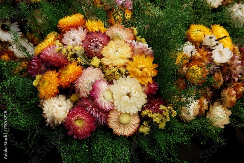 garland of dried flowers