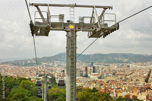 View to Barcelona.