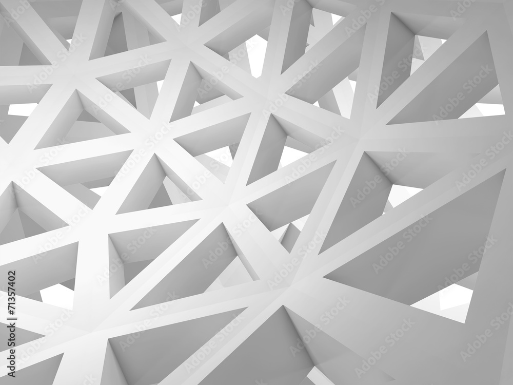 Abstract 3d background with white triangle wire Abstract 3d background with white triangle wire