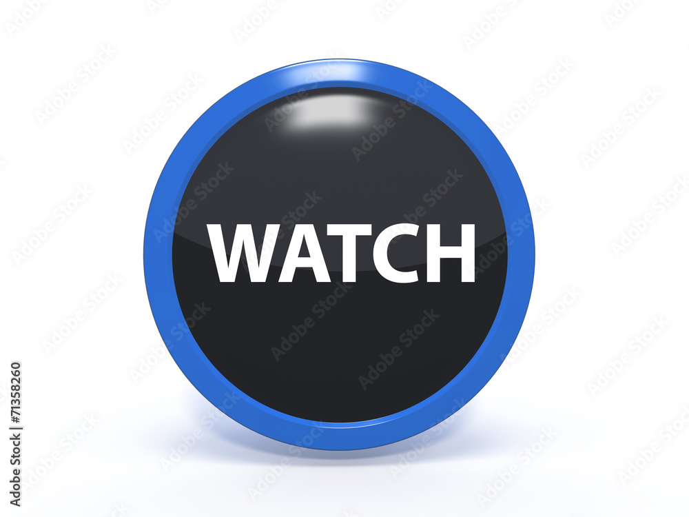 watch circular icon on white background watch circular icon on white background