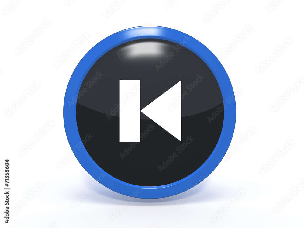 prev circular icon on white background prev circular icon on white background