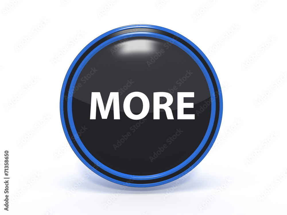 More circular icon on white background More circular icon on white background
