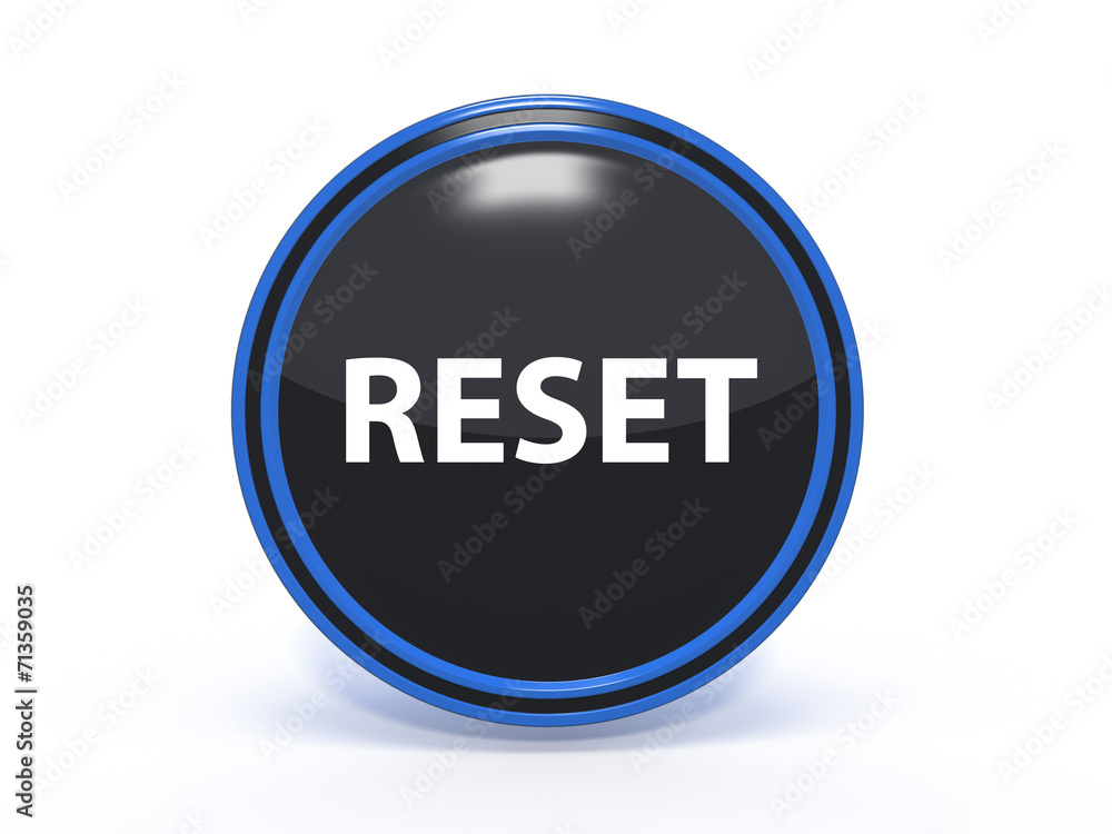 reset circular icon on white background reset circular icon on white background