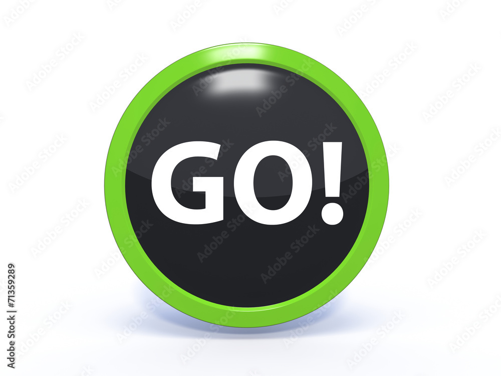 go circular icon on white background go circular icon on white background