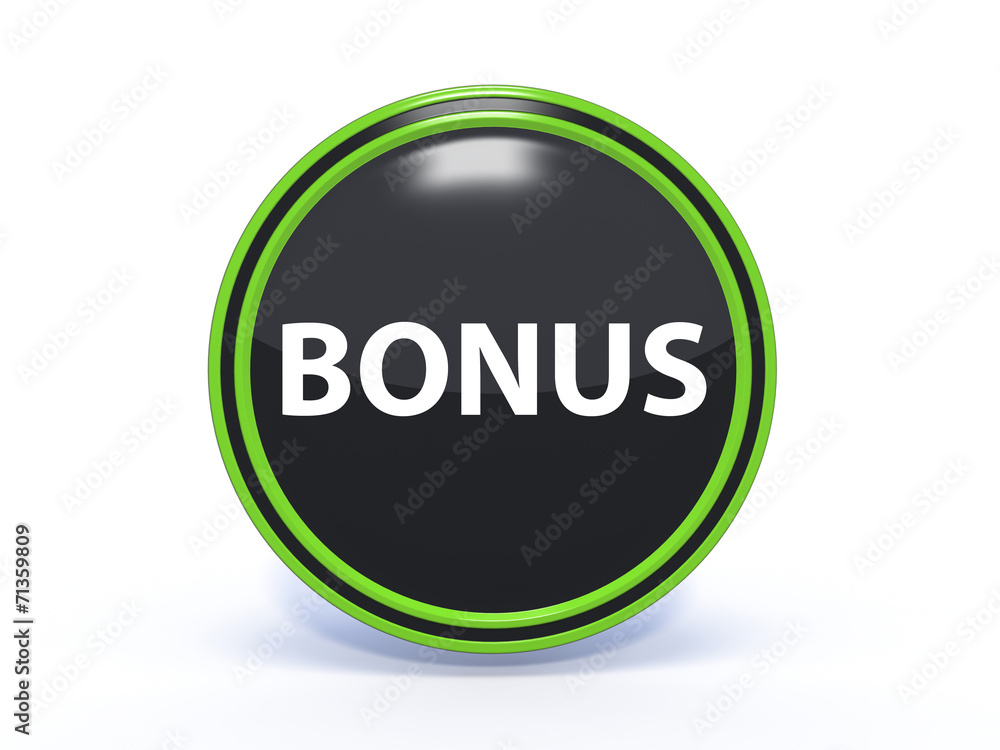 bonus circular icon on white background bonus circular icon on white background