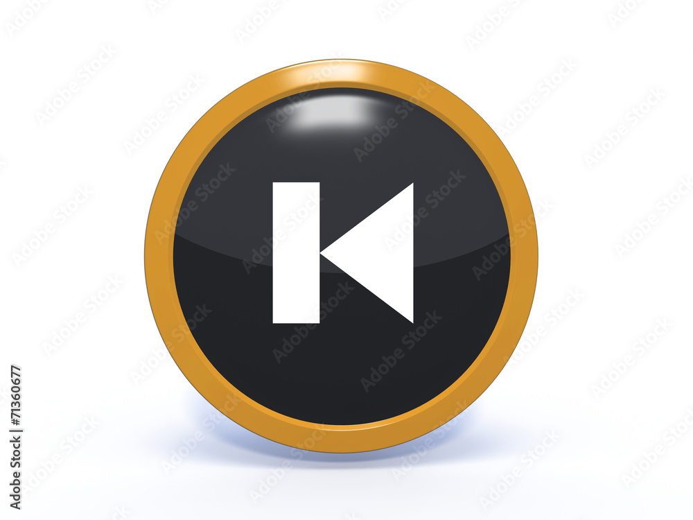 prev circular icon on white background prev circular icon on white background