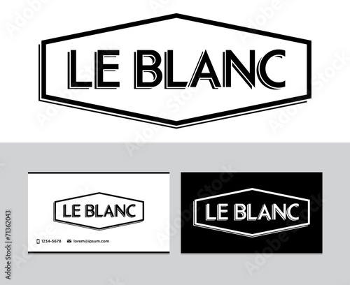 Le Blanc logo