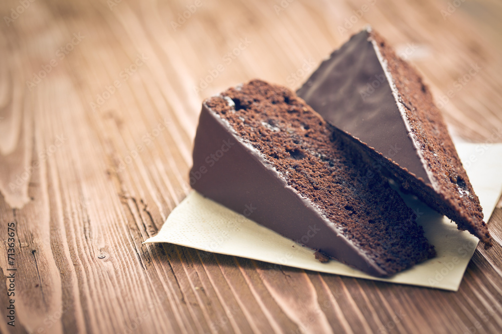Fotografie portion of cake
