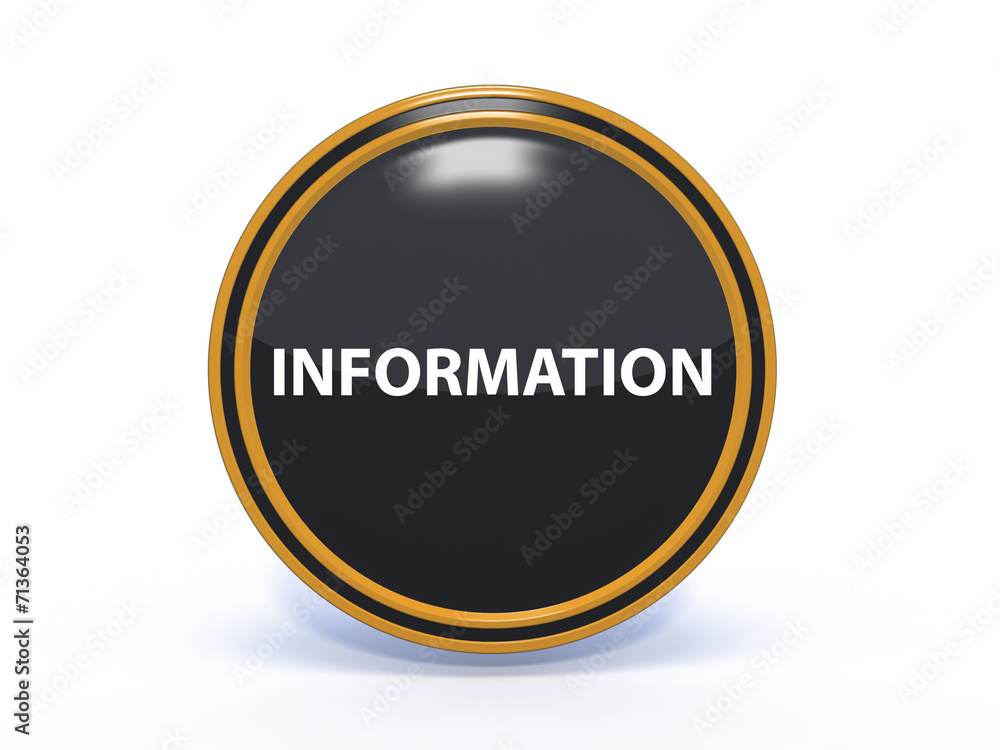 information circular icon on white background information circular icon on white background