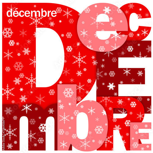 "DECEMBRE" (calendrier voeux meilleurs joyeux noël date)